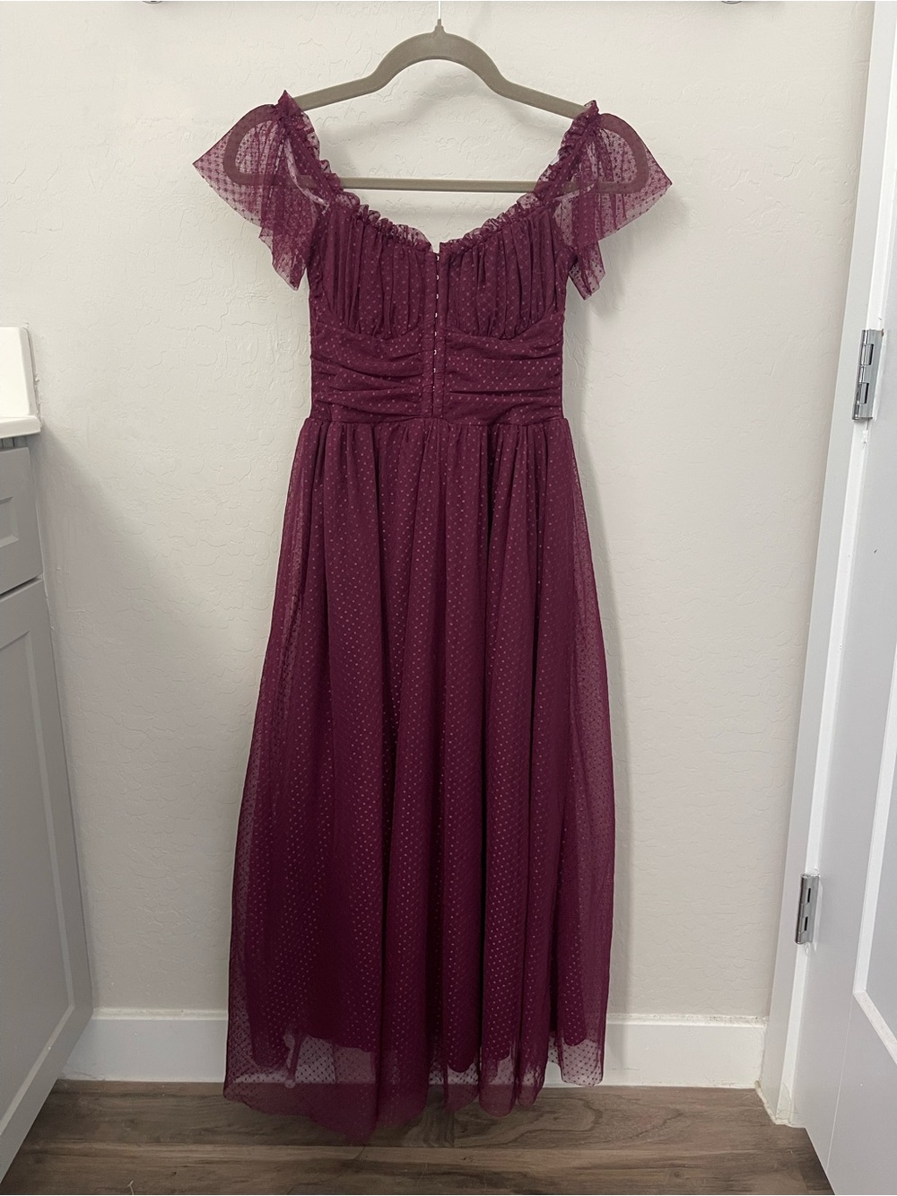 NWT Lulus Regal Radiance Dress in Burgundy
